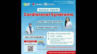 Seminar Hybrid Cardiorenal Syndrome [upl. by Aras]