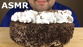 ASMR CHOCOLATE CAKE WITH BUTTERCREAM Eating Sounds Mukbang NO TALKING [upl. by Anniram135]