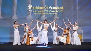 Oriental Greek Dance Show  Atlantis The Palm [upl. by Lettie]