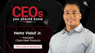 Heinz Vieluf Jr President of Cibao Meat Products  CEOs You Should Know [upl. by Shae]