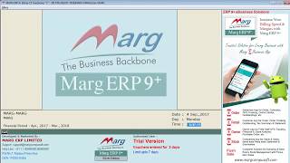 BACKUP IN MARG SOFTWARE  Hindi [upl. by Chas]