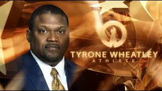 NFHS Hall of Fame 2024 Tyrone Wheatley Dearborn Heights Robichaud Introduction [upl. by Ramsa]