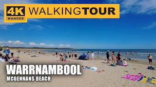 McGennans Beach Walking Tour in Warrnambool Australia 4K 60fps [upl. by La Verne716]