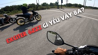 Raider 150 FI vs Exciter 62zz vs Winner 150 lên ECU  Top speed Raider 136 kmh 600m MinC Motovlog [upl. by Nodnas]