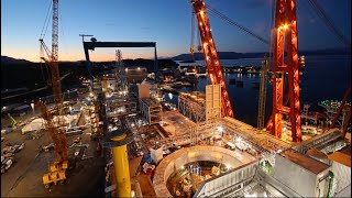 Johan Castberg topside installation [upl. by Aras]