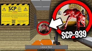 SCP939 BREAKS INTO our Minecraft Base when we Sleep Scary Minecraft Video [upl. by Stearns]