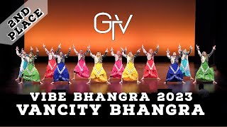 Vancity Bhangra  Second Place Music Category at VIBE Bhangra 2023 [upl. by Efeek]