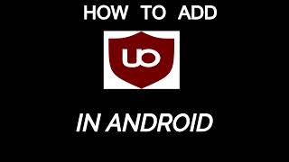 HOW TO ADD UBLOCK EXTENSION IN ANDROID shortvideo shorts [upl. by Aled77]