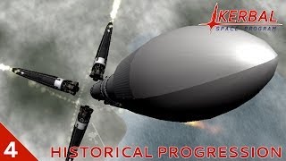 4 KSP Historical Progression  VOSTOK 1KERBSTOCK 1 [upl. by Naujtna]