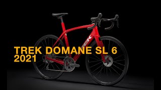 Trek Domane SL 6 2021  The hottest road bike ever review [upl. by Holms100]