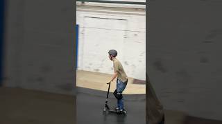 Kickless unless kickless🧘 viral skatepark scootering [upl. by Pacifa]