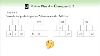 Kannst du diese Zahlenmauern lösen [upl. by Eidas]