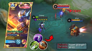 HOW TO COUNTER META HEALER watch this BEST BUILD GRANGER FOR COUNTER META HEALER  MLBB [upl. by Rizan]