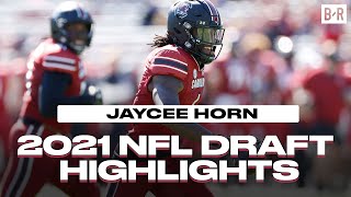 Jaycee Horn Ready To Change Carolina Panthers Defense  NFL Draft Highlights [upl. by Zilvia]