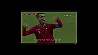 Ronaldo crazy free kick shorts Ronaldo football viral [upl. by Noisla]