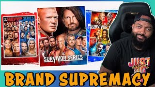 ROSS REACTS TO SURVIVOR SERIES BRAND SUPREMACY 20162021 [upl. by Berkman138]