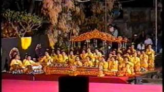 Balinese Gamelan  Kebyar style Bali Arts Festival 1997 [upl. by Nerhtak]