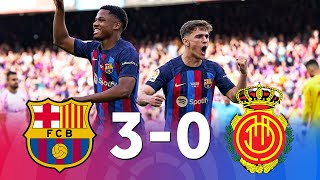 Barcelona vs Mallorca 30 La Liga 2023  MATCH REVIEW [upl. by Arzed263]