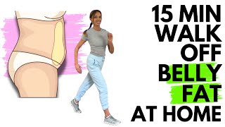 15 Minute Walking Exercises to Lose Belly Fat [upl. by Lavine]