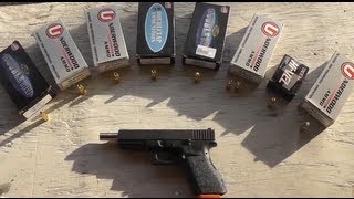 Glock 21 40 Super Ammo Test  Accuracy Velocity Recoil [upl. by Fusco]