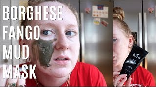 BORGHESE FANGO MUD MASK amp BOSCIA BLACK LUMINIZING FACE MASK  REVIEW amp DEMO [upl. by Leirbag]