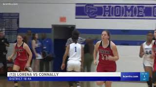 High school girls basketball No 13 Lorena vs Connally [upl. by Herzen546]