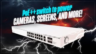 CRS3208P8B4SRM our first PoE superswitch [upl. by Fachanan]