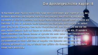 Die Apostelgeschichte Kapitel 18 [upl. by Nolita977]