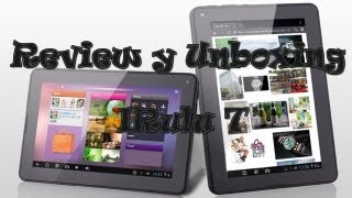 Review y Unboxing Tablet IRulu 7 16GHz Dual Core 8Gb 1Gb RAM DDR3 Español [upl. by Drwde]