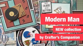 Modern Man NEW collection by Crafter’s Companion crafterscompanion [upl. by Aleik]