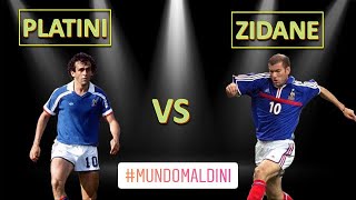 Platini vs Zidane ¿A quién elegir MundoMaldini [upl. by Suivatna]