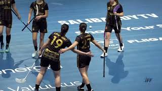 Germany v Singapore Highlights  U19 Womens World Floorball Championships 2024 [upl. by Chasse167]