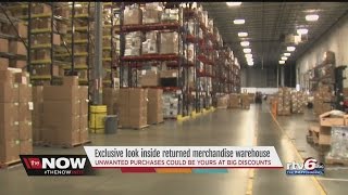 WATCH An exclusive look inside Indianas returnedmerchandise mecca [upl. by Eeramit]