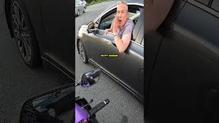 Biker calls out crazy driver 😤 part 1 MeRideBike [upl. by Darn]