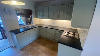 Hand Painted Kitchen In The Colour French Gray By Farrow amp Ball [upl. by Hochman585]