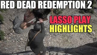 Red Dead Redemption 2 Lasso Kill Highlights [upl. by Kcinnay]