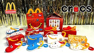 McDonald’s Crocs Collab Happy Meal Collection All 8 Toys 💛♥️ [upl. by Iosep]