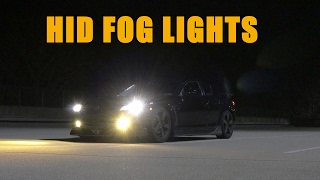 MAZDA RX8 3000K HIDXENON FOG LIGHT INSTALL [upl. by Mensch]