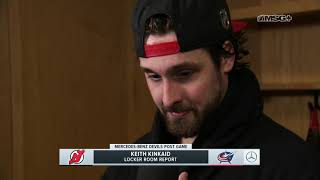 Kinkaid Im Just Not Getting the Bounces Right Now  New Jersey Devils Post Game [upl. by Hsekar797]