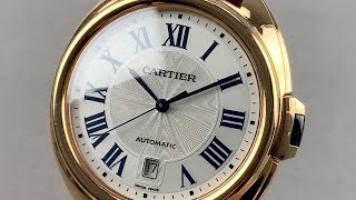 Cartier Cle de Cartier WGCL0004 Cartier Watch Review [upl. by Ardnait]