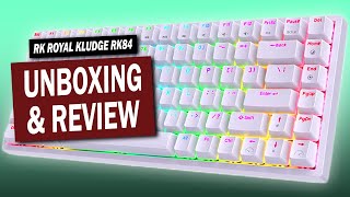 RK ROYAL KLUDGE RK84 RGB 75 Mechanical Gaming Keyboard Review [upl. by Ennazor]