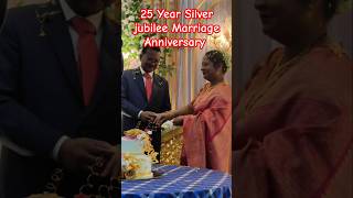 25 Year Silver Jubilee Marriage Anniversaryshorts anniversary wedding party arbakku [upl. by Jammie]