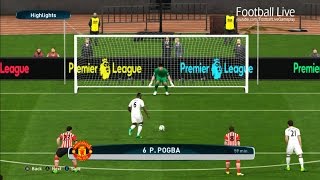 PES 2017  Southampton vs Manchester United  Full Match amp Pogba penalty kick  Gameplay PC [upl. by Hotze]