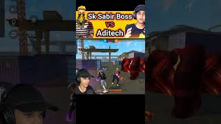 Aditech Op VS Sk Sabir Bhai 😱🔥।। ADITECHOP shorts [upl. by Llert168]