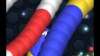 IMPOSSIBLE GAP PLAY EPIC MOMENT  Slitherio [upl. by Lorelie]