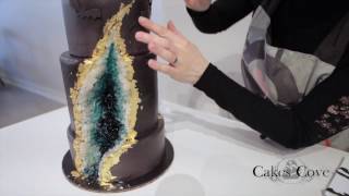 Batcave Geode Wedding Cake [upl. by Derick960]