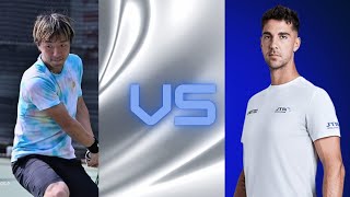 Hikaru Shiraishi 白石 光 Vs Thanasi Kokkinakis AUS2024 NSW Open [upl. by Niwrehs]