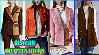 Blazer Outfit Ideas  From Work to Weekend [upl. by Novihc]