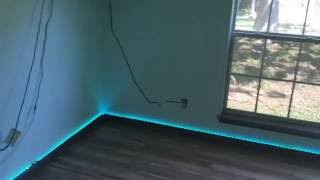 Floor board led lighting [upl. by Ajssatsan]