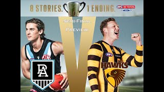 AFL Finals Series Match Preview  2nd Semi Final Port Adelaide Vs Hawthorn [upl. by Annmaria]